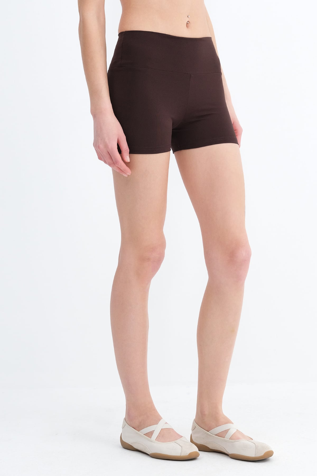 Bitter-Coffee_High-Waist-Sports-Shorts-Tights-addax
