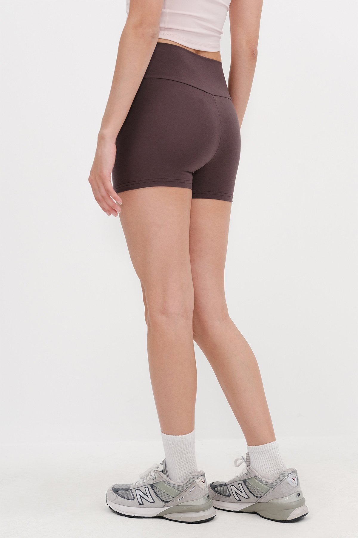 Soft-Brown_High-Waist-Sports-Shorts-Tights-addax