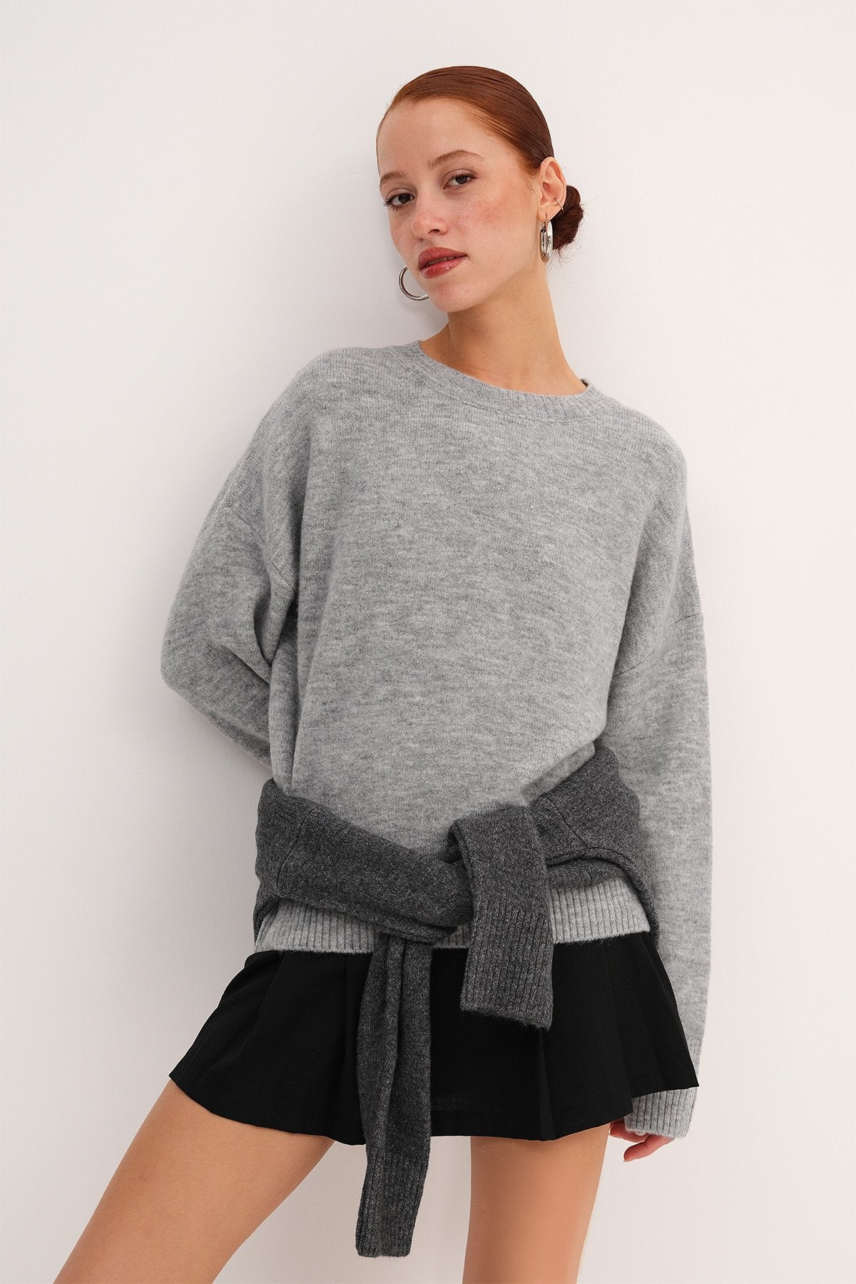 Grey_Crew-Neck-Long-Sleeve-Knitwear-Sweater-addax