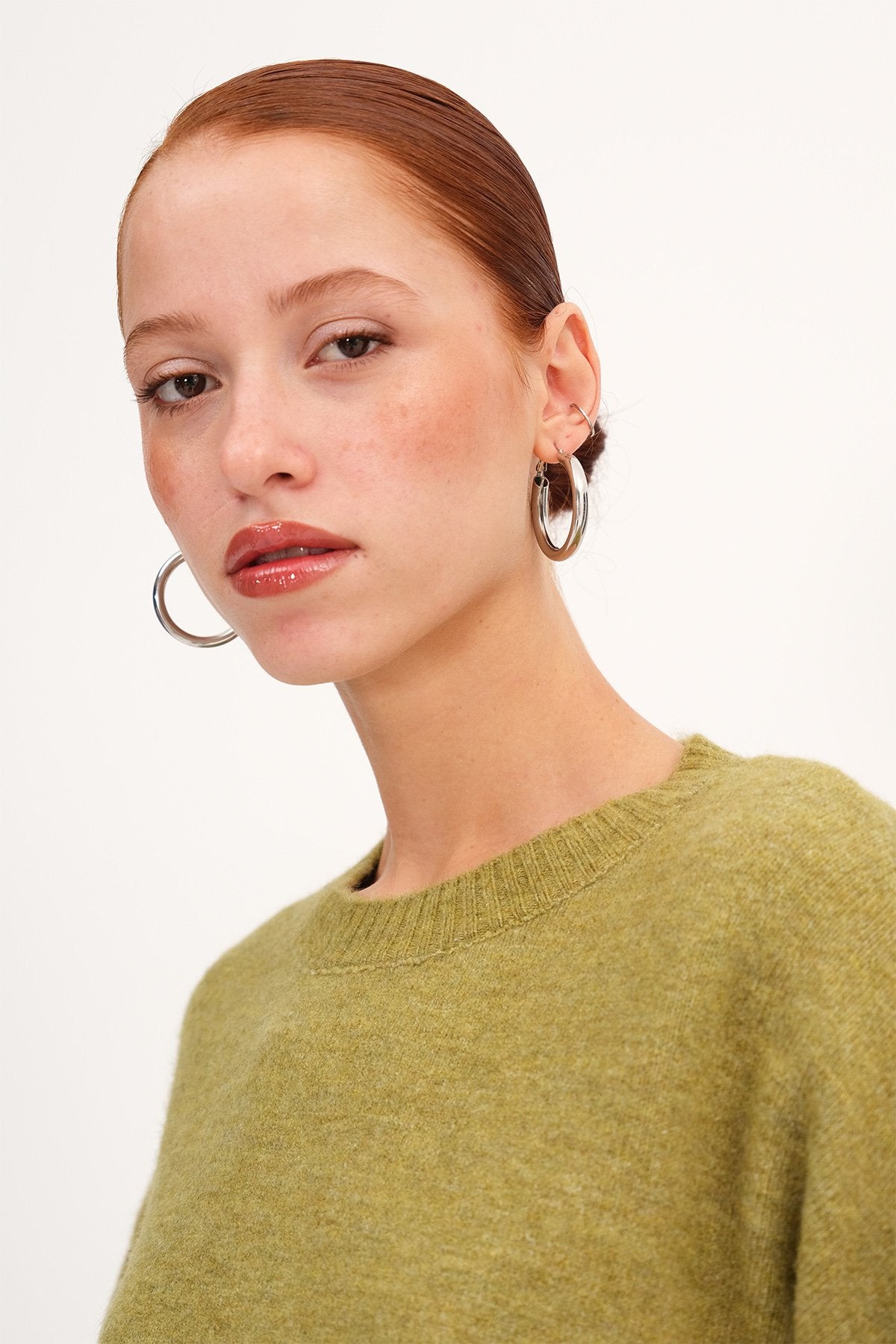 Olive_Crew-Neck-Long-Sleeve-Knitwear-Sweater-addax