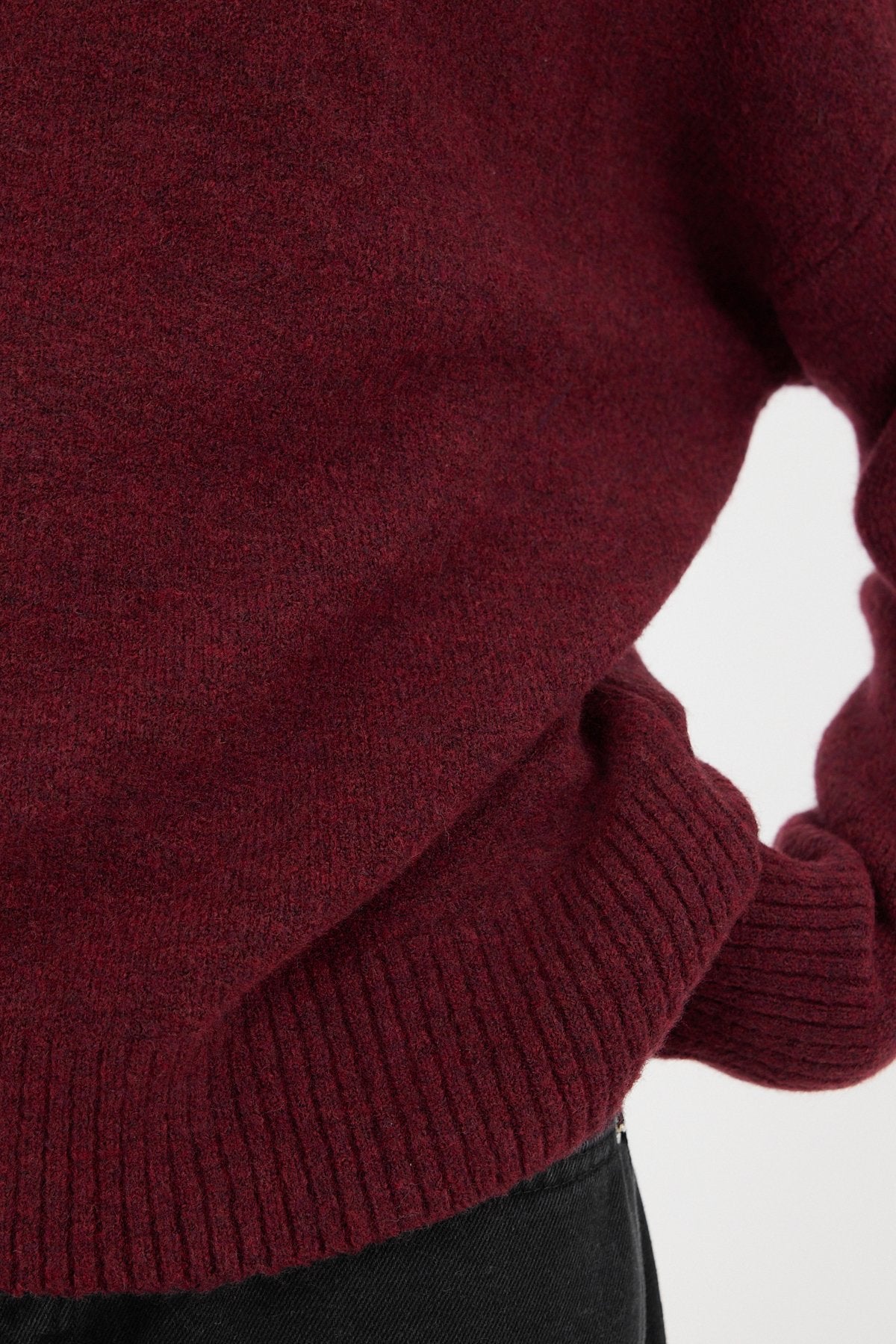 Light-Burgundy_Crew-Neck-Long-Sleeve-Knitwear-Sweater-addax