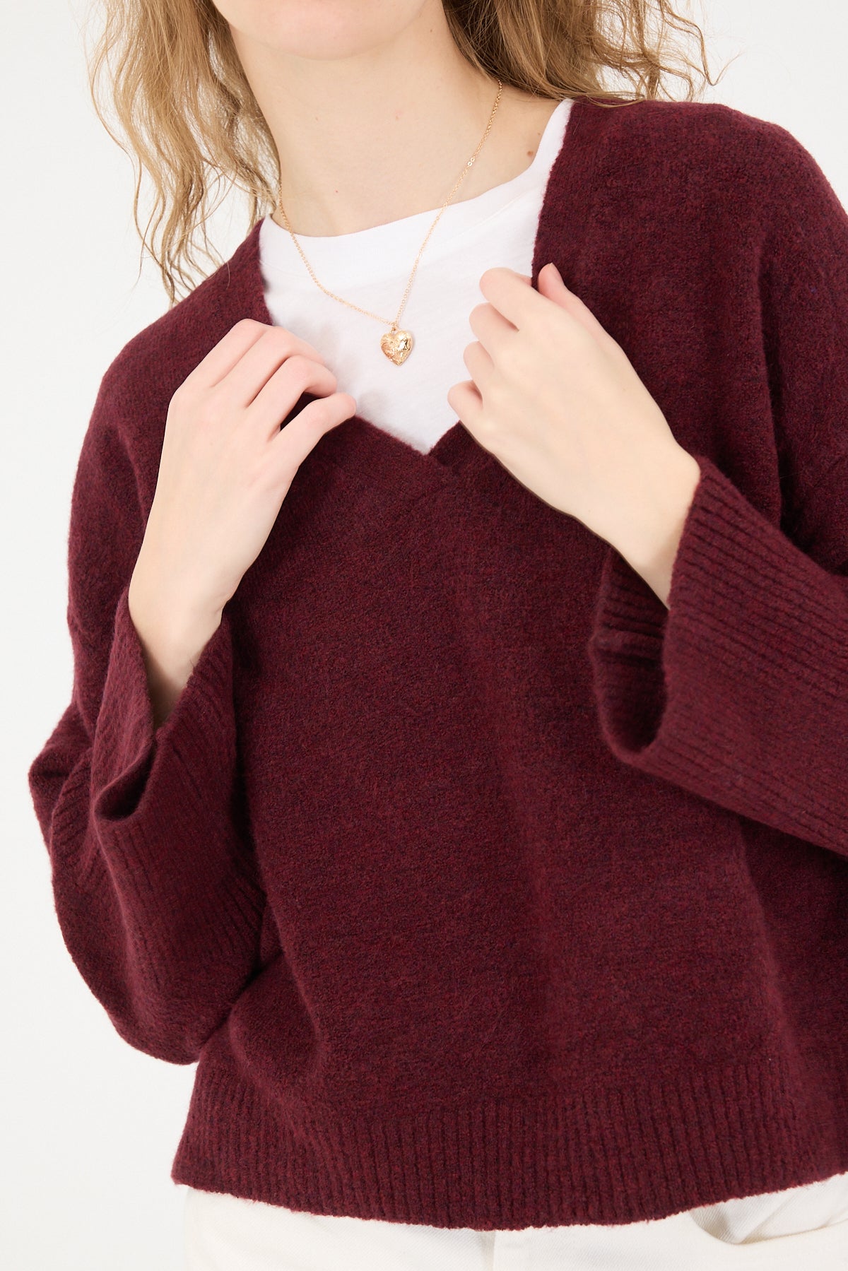 Light-Burgundy_V-Neck-Knitwear-Sweater-addax