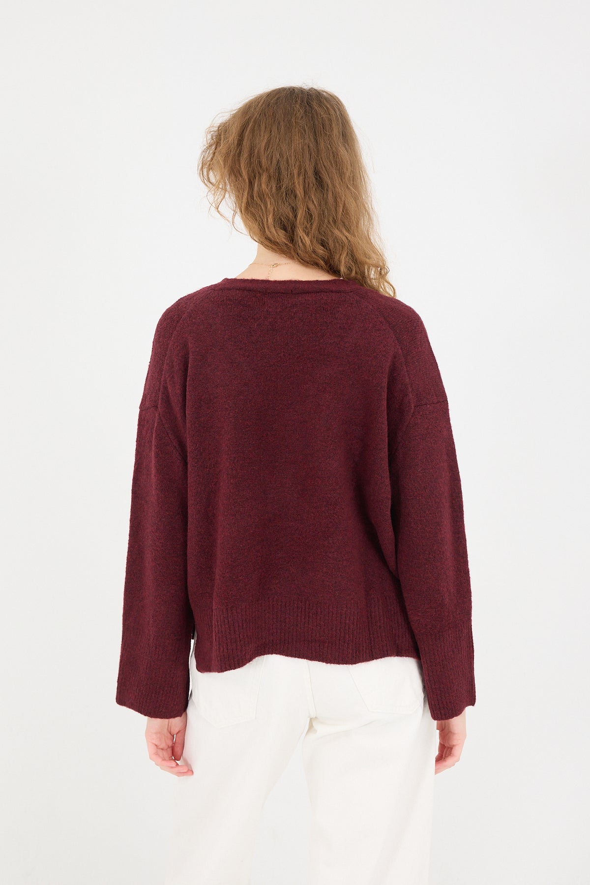 Light-Burgundy_V-Neck-Knitwear-Sweater-addax