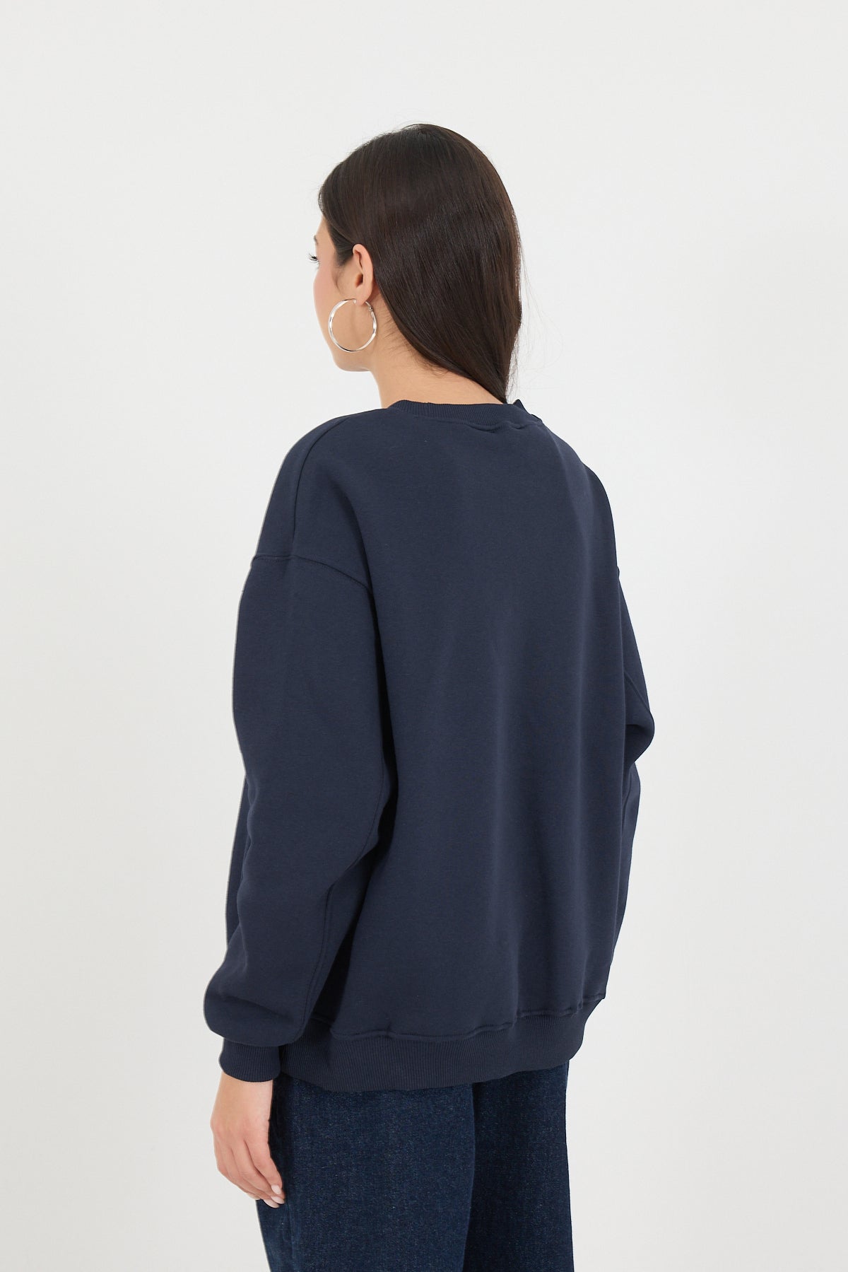 Night-Blue_Crew-Neck-Fleece-Lined-Basic-Sweatshirt-addax