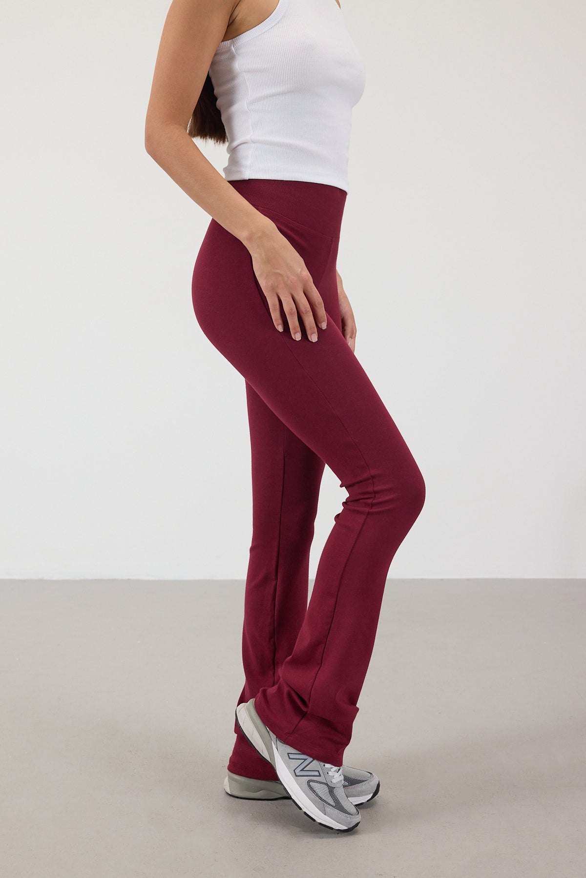 Burgundy_Wide-Waistband-Modal-Leggings-addax