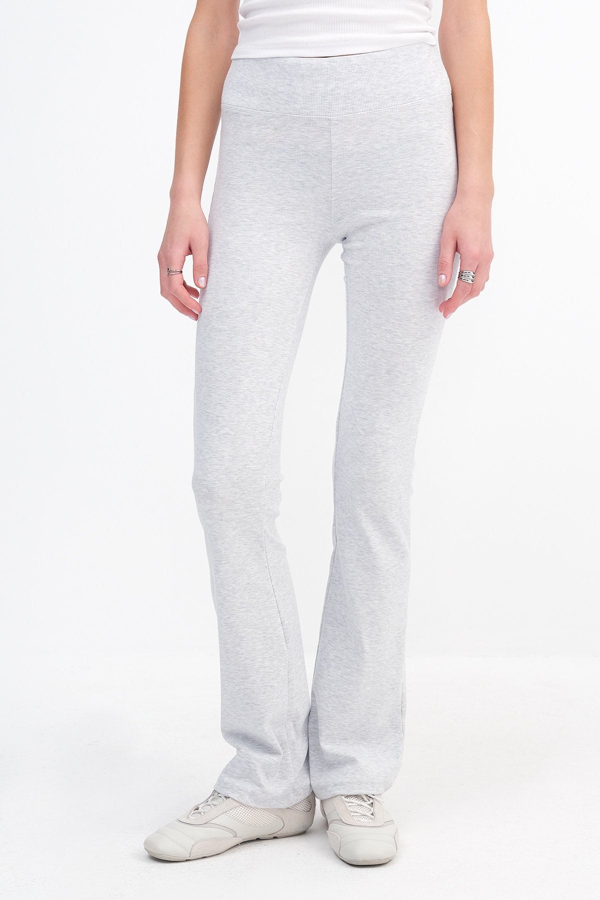 Grey-Melange_Wide-Waistband-Modal-Leggings-addax