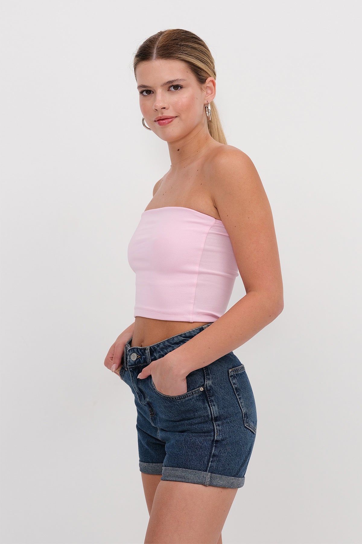 Pink_Strapless-Basic-Bustier-addax