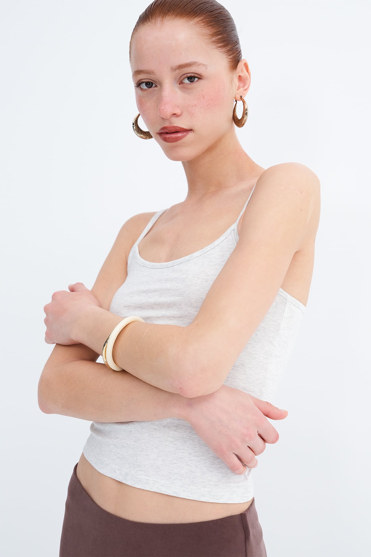 Snow-Melange_Basic-Tank-Top-with-Straps-addax