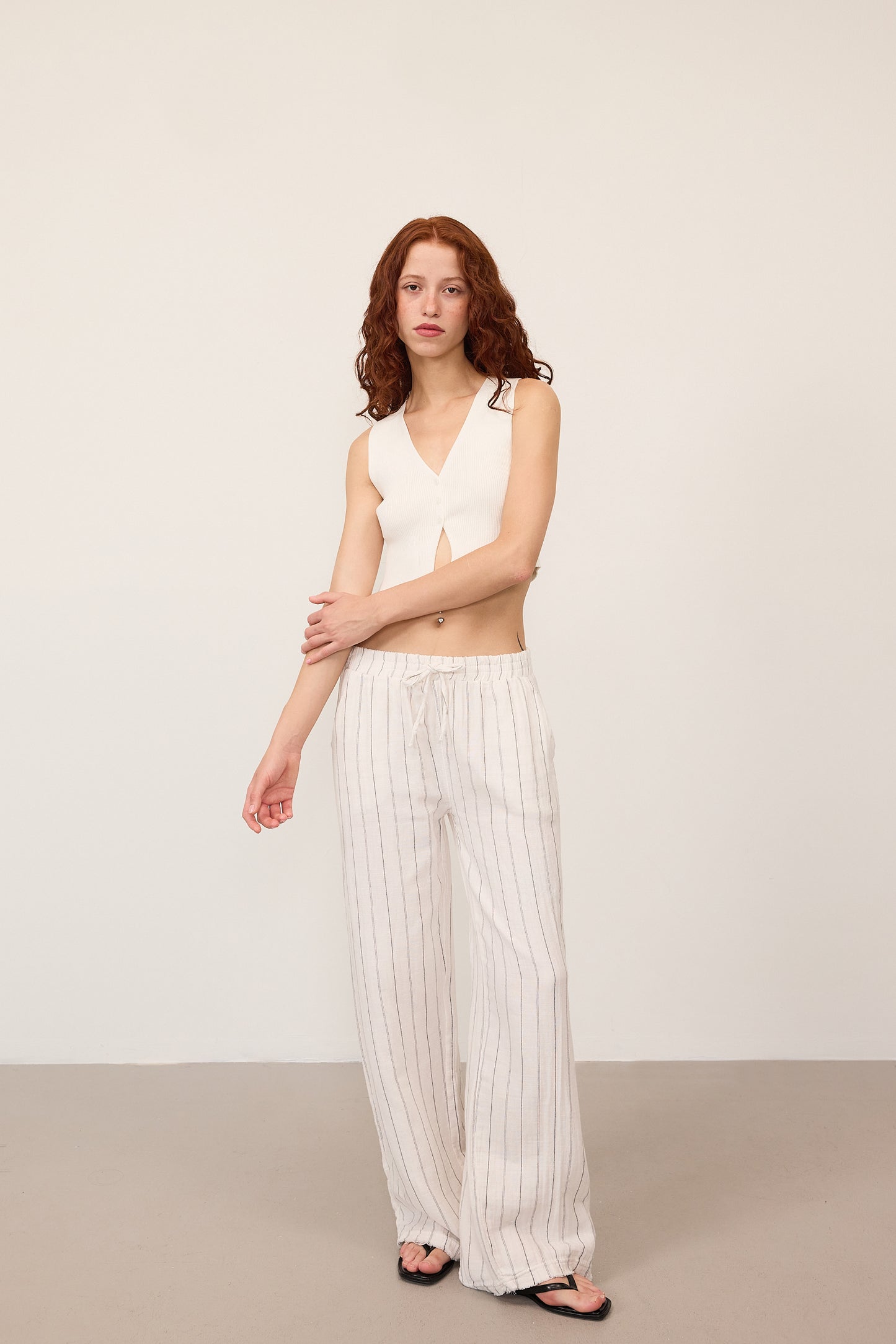 Ecru---Black_High-Waist-Striped-Wide-Leg-Pants-addax