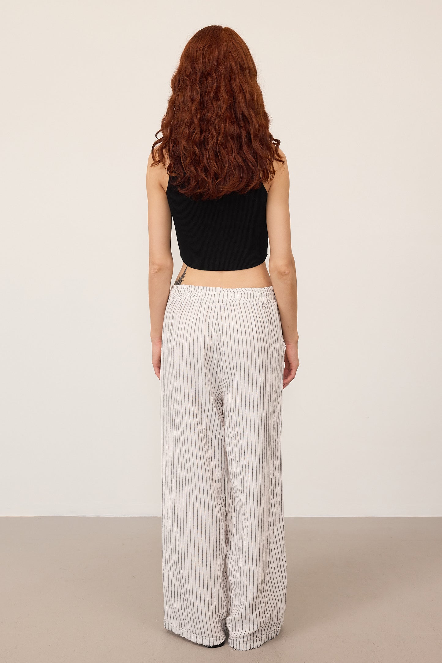 Ecru---Black_Elastic-Waist-Striped-Wide-Leg-Trousers-addax