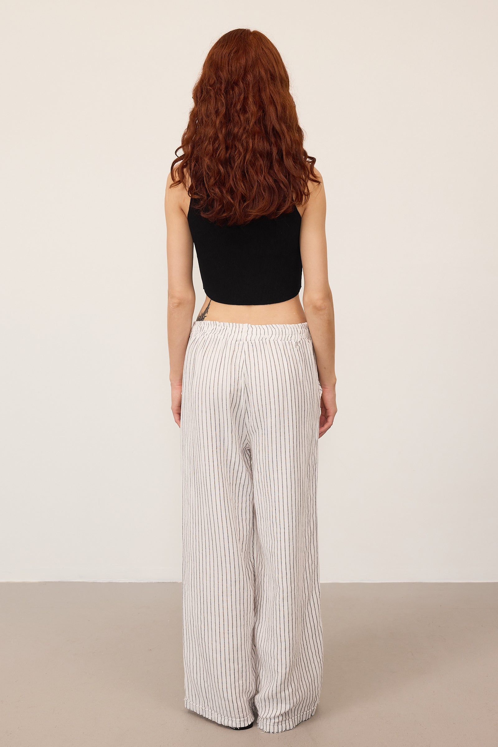 Ecru---Black_Elastic-Waist-Striped-Wide-Leg-Trousers-addax