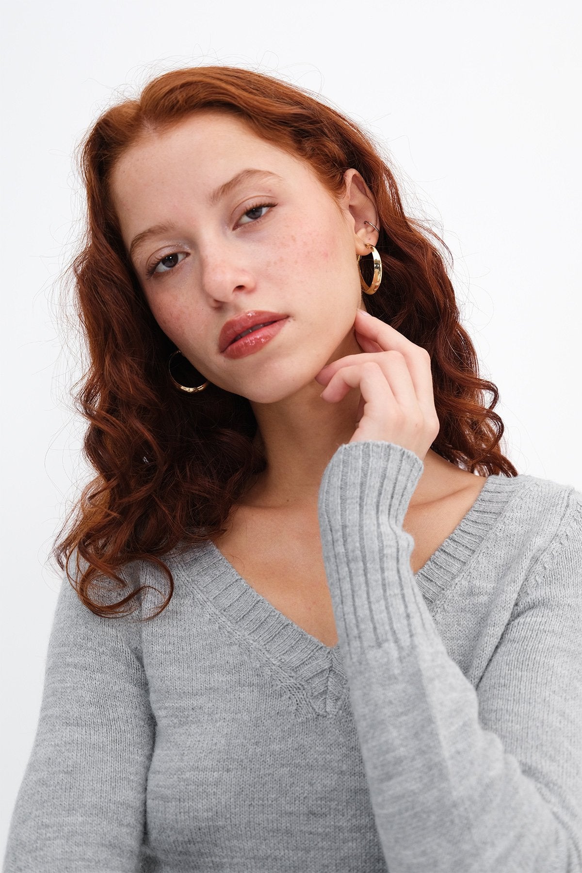 Grey_Front-and-Back-V-Neck-Knitted-Sweater-addax