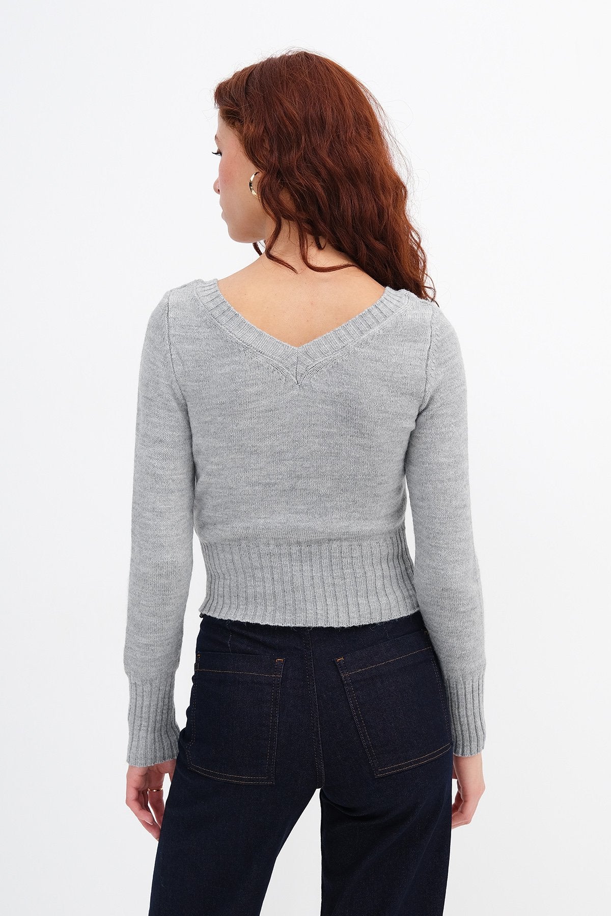 Grey_Front-and-Back-V-Neck-Knitted-Sweater-addax