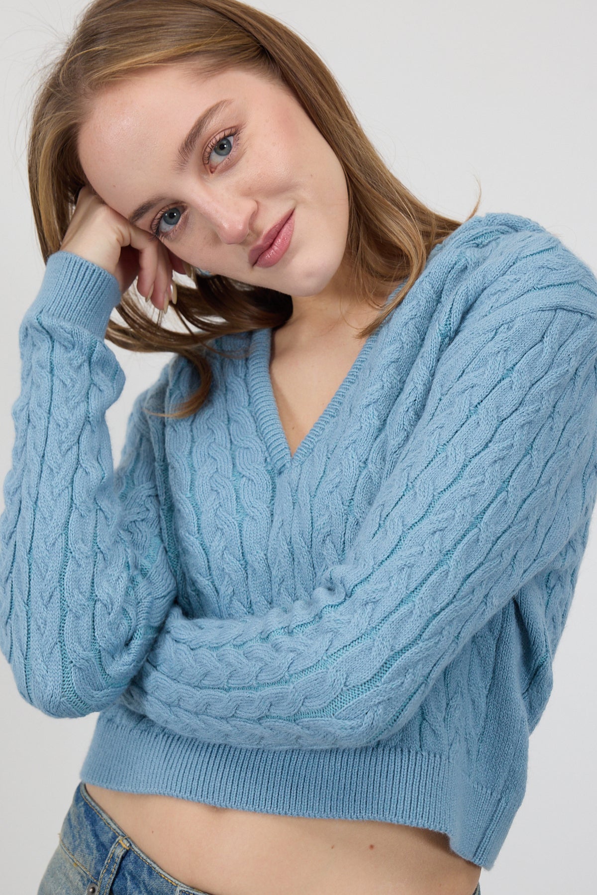 Light-Blue_Hooded-Cable-Knit-Sweater-addax