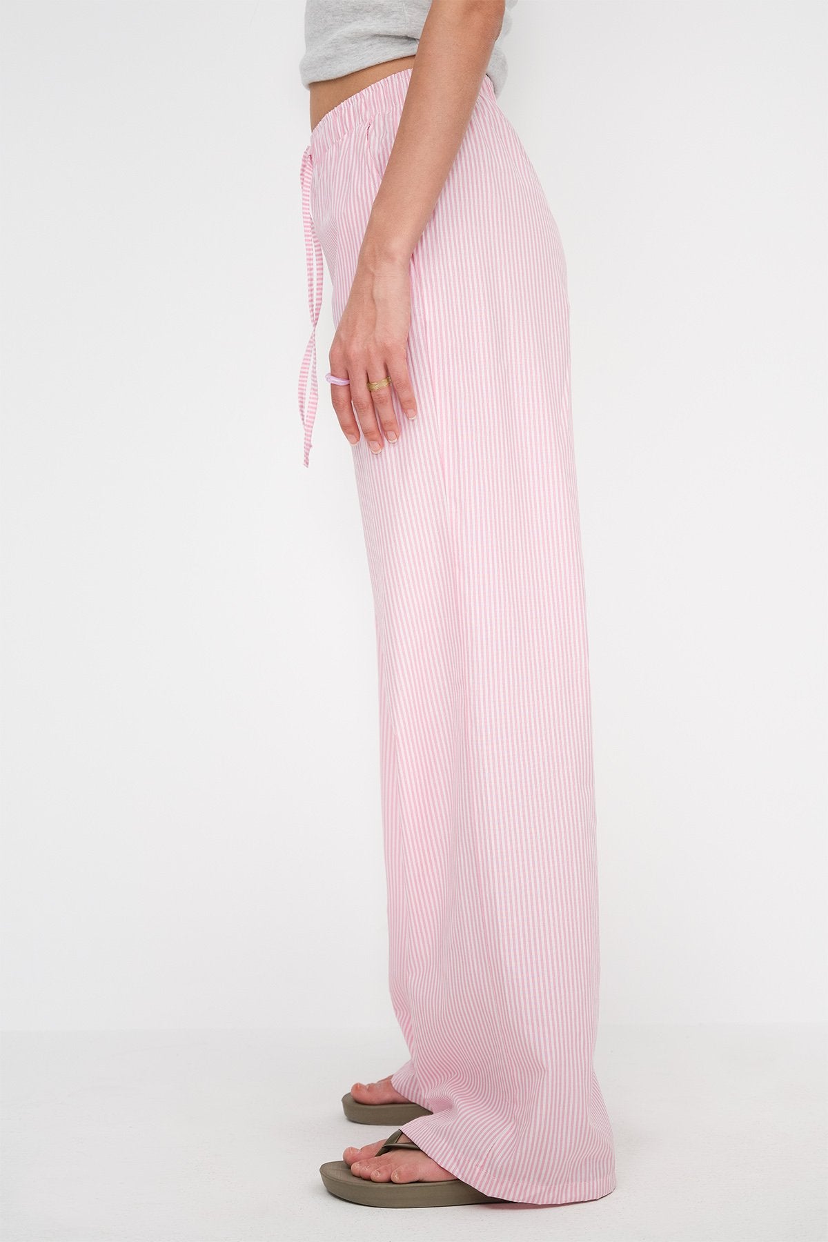 Pink_Elastic-Waist-Striped-Trousers-addax