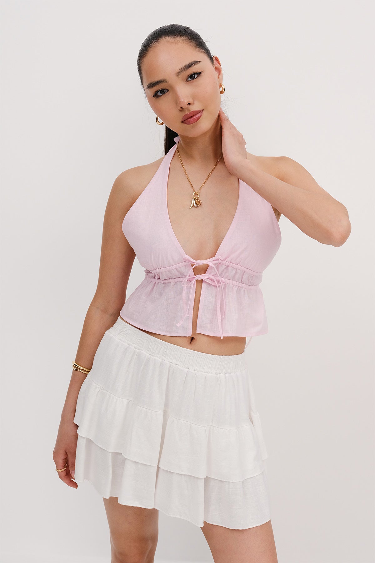 Pink_Halter-Tie-Crop-Top-addax