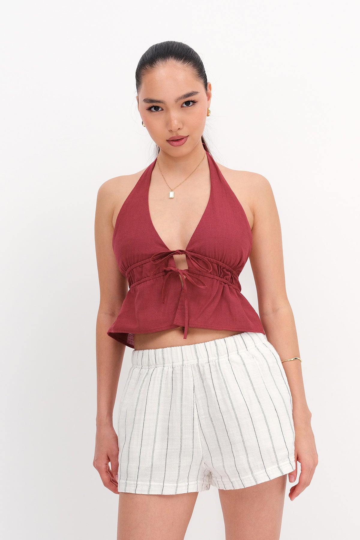 Burgundy_Halter-Tie-Crop-Top-addax