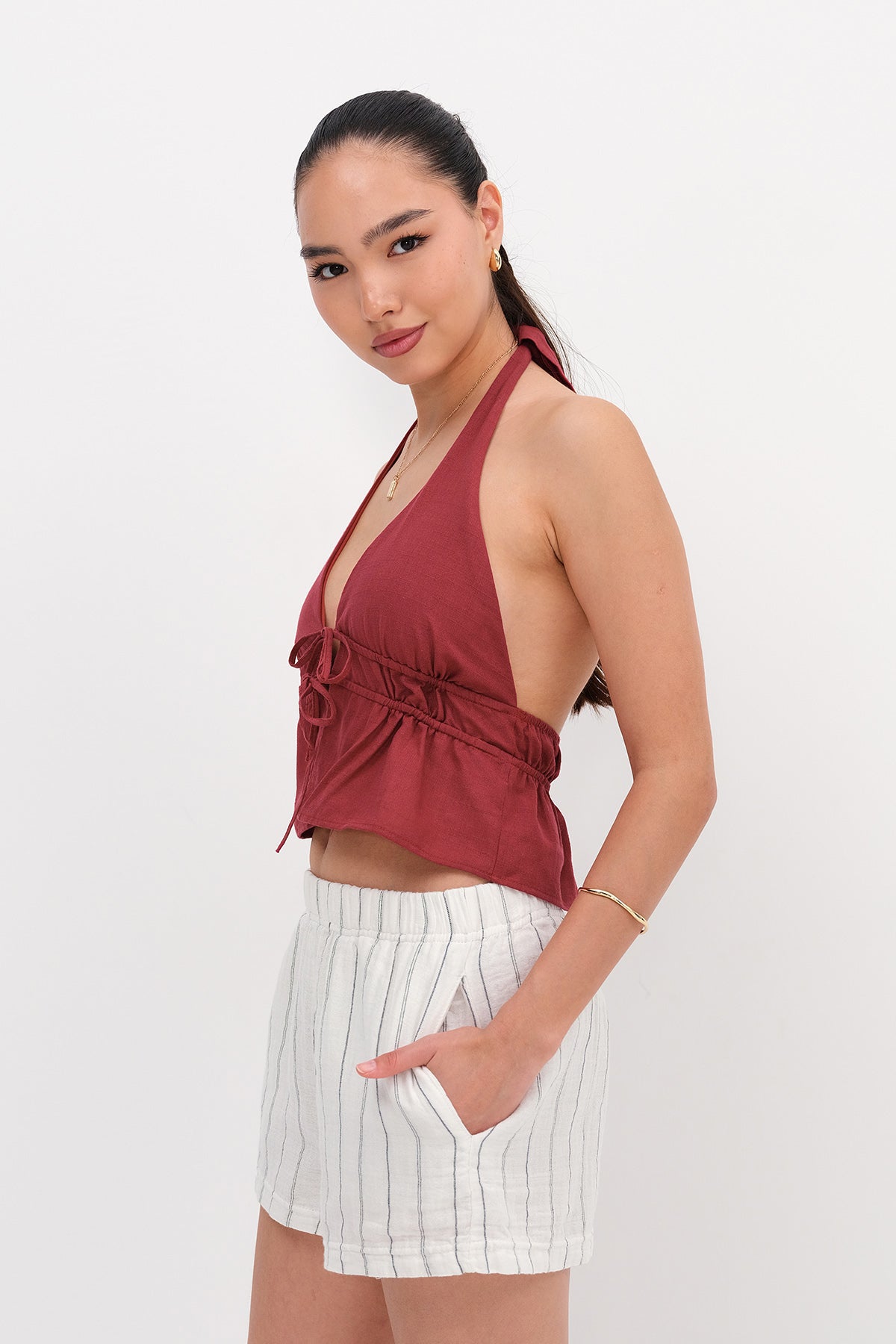 Burgundy_Halter-Tie-Crop-Top-addax