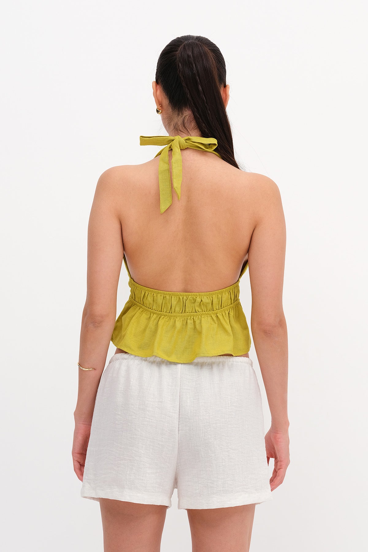 Oil-Green_Halter-Tie-Crop-Top-addax