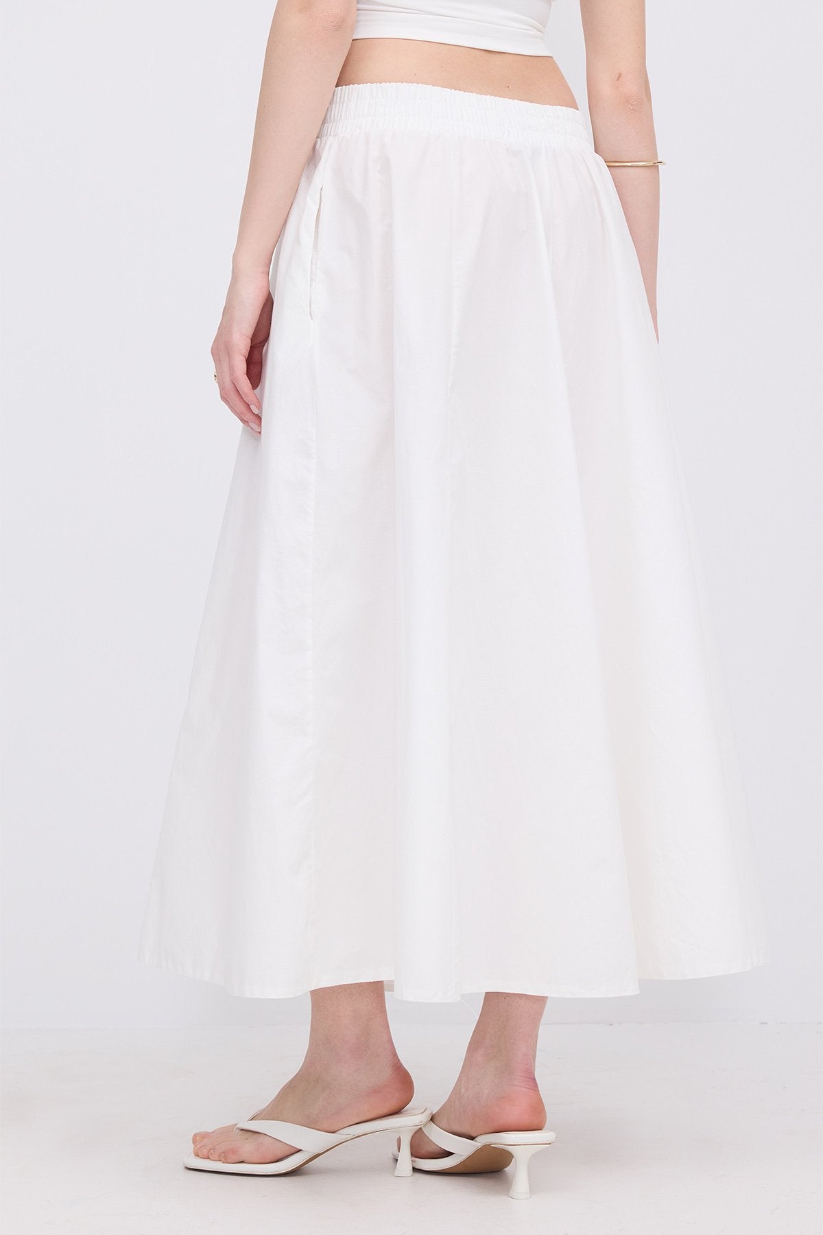 White_Elastic-Waist-Long-Skirt-addax