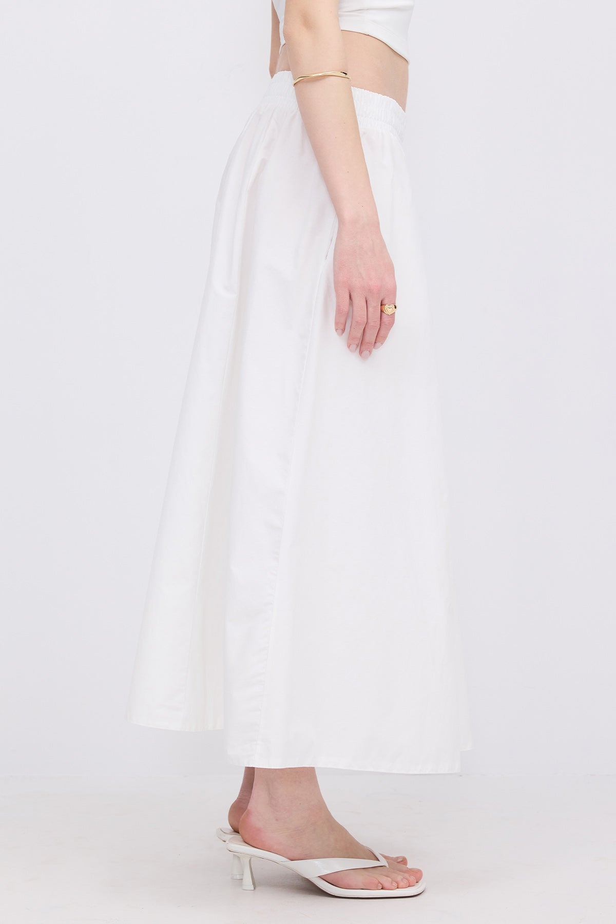 White_Elastic-Waist-Long-Skirt-addax