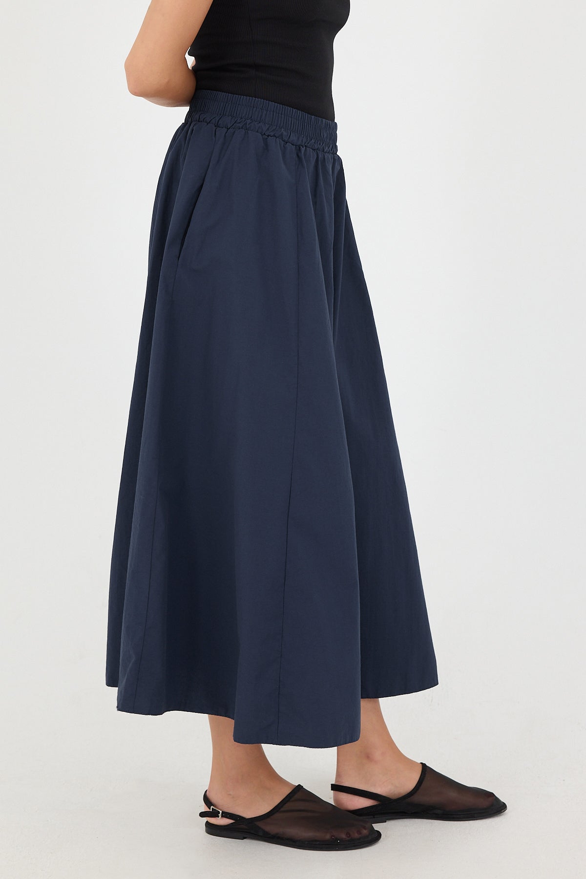 Night-Blue_Elastic-Waist-Long-Skirt-addax