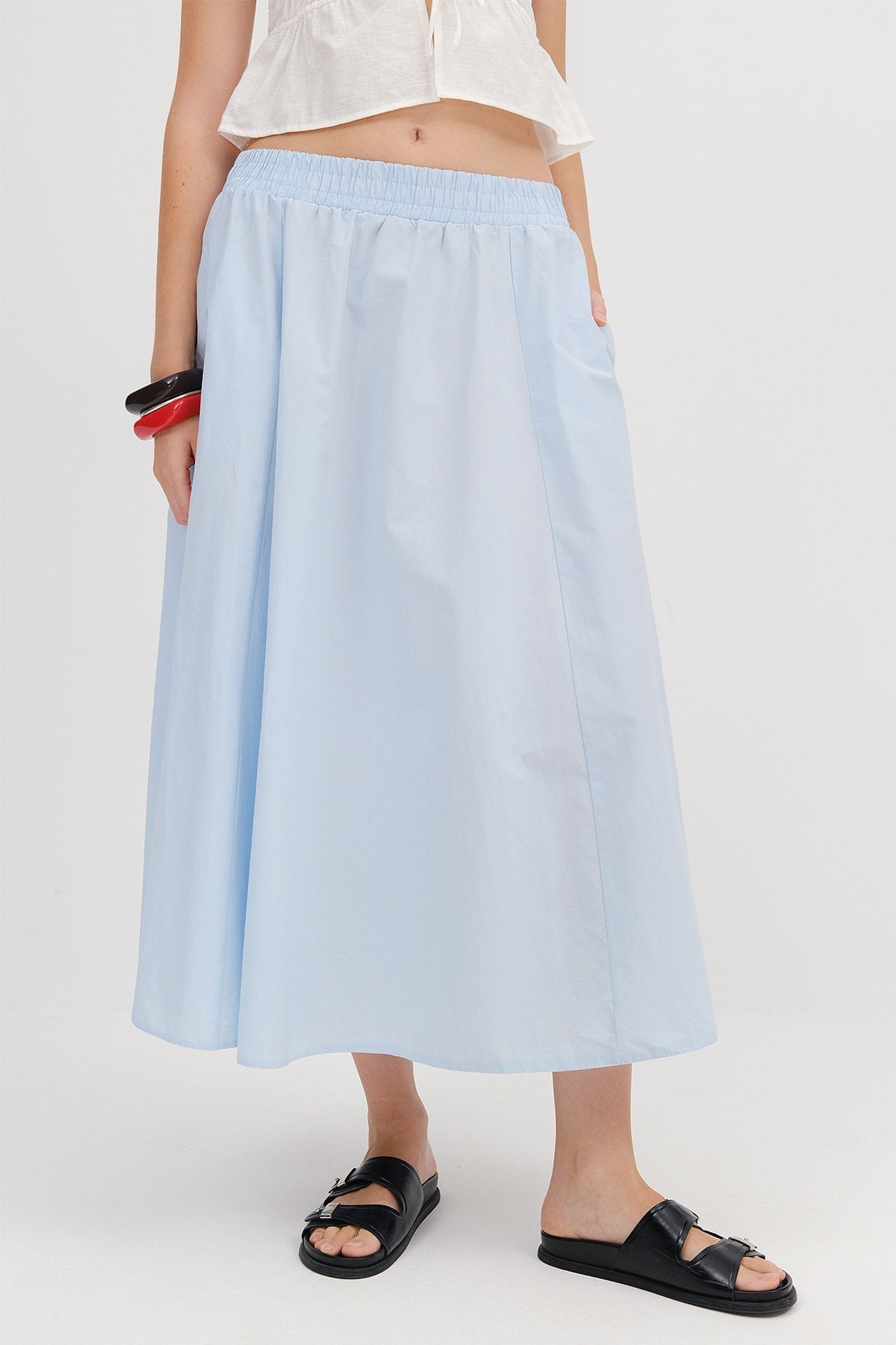 Baby-Blue_Elastic-Waist-Long-Skirt-addax