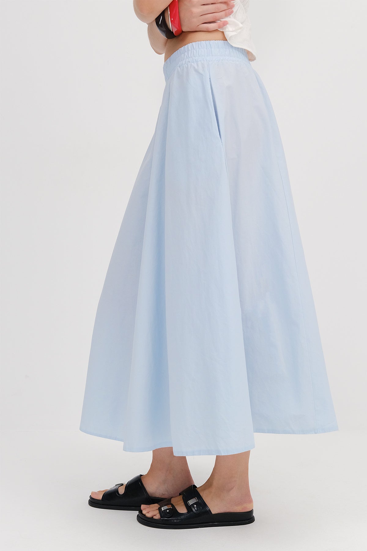 Baby-Blue_Elastic-Waist-Long-Skirt-addax