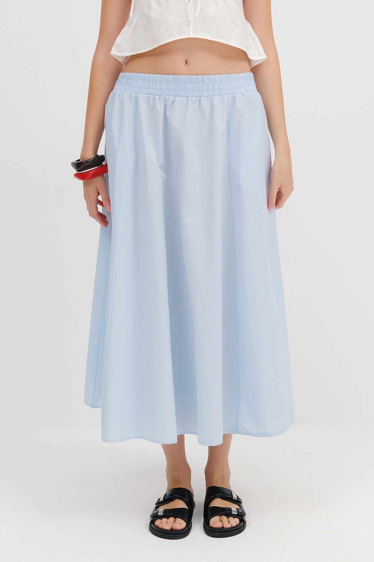 Baby-Blue_Elastic-Waist-Long-Skirt-addax