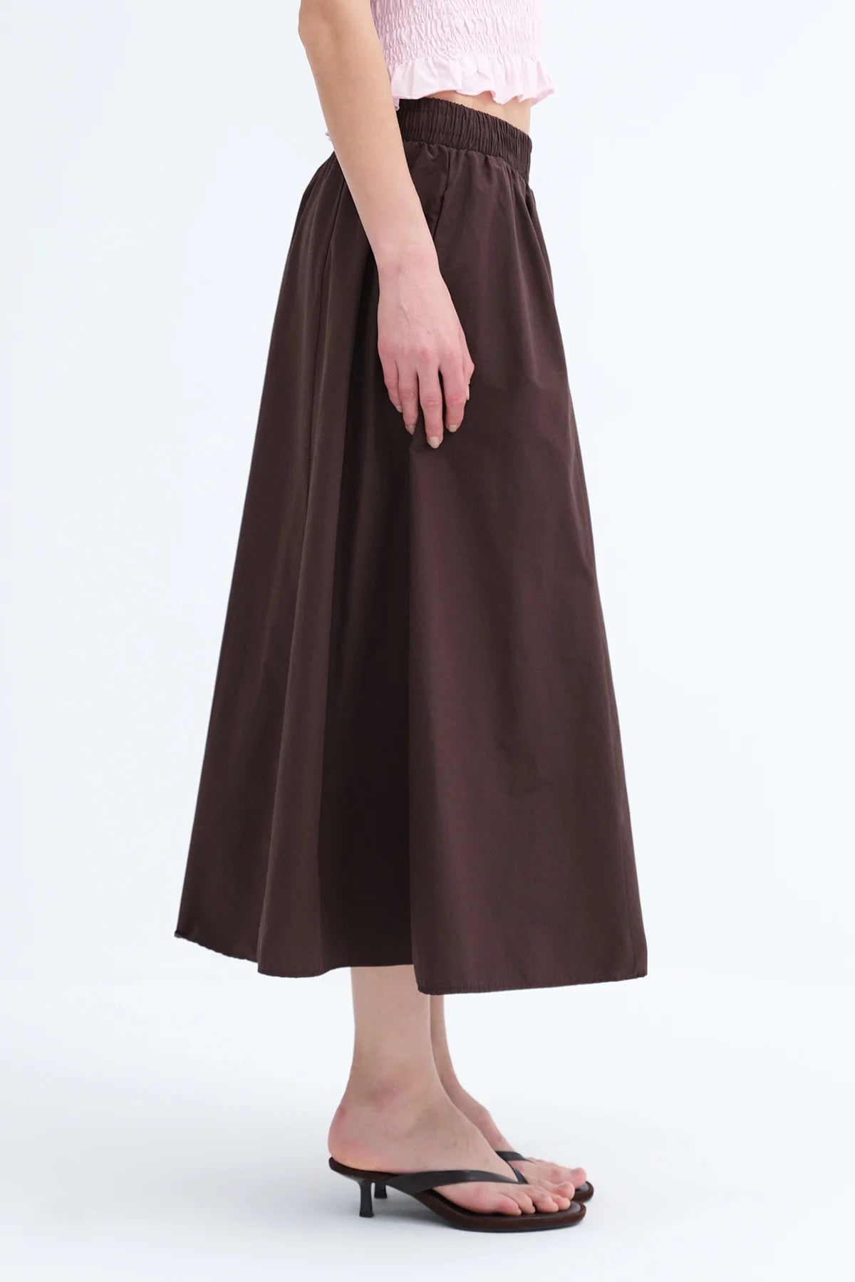 Bitter-Coffee_Elastic-Waist-Long-Skirt-addax