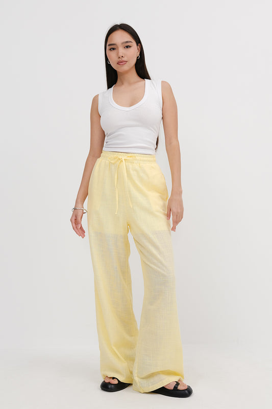 Yellow_Wide-Leg-Trousers-with-Pockets-addax