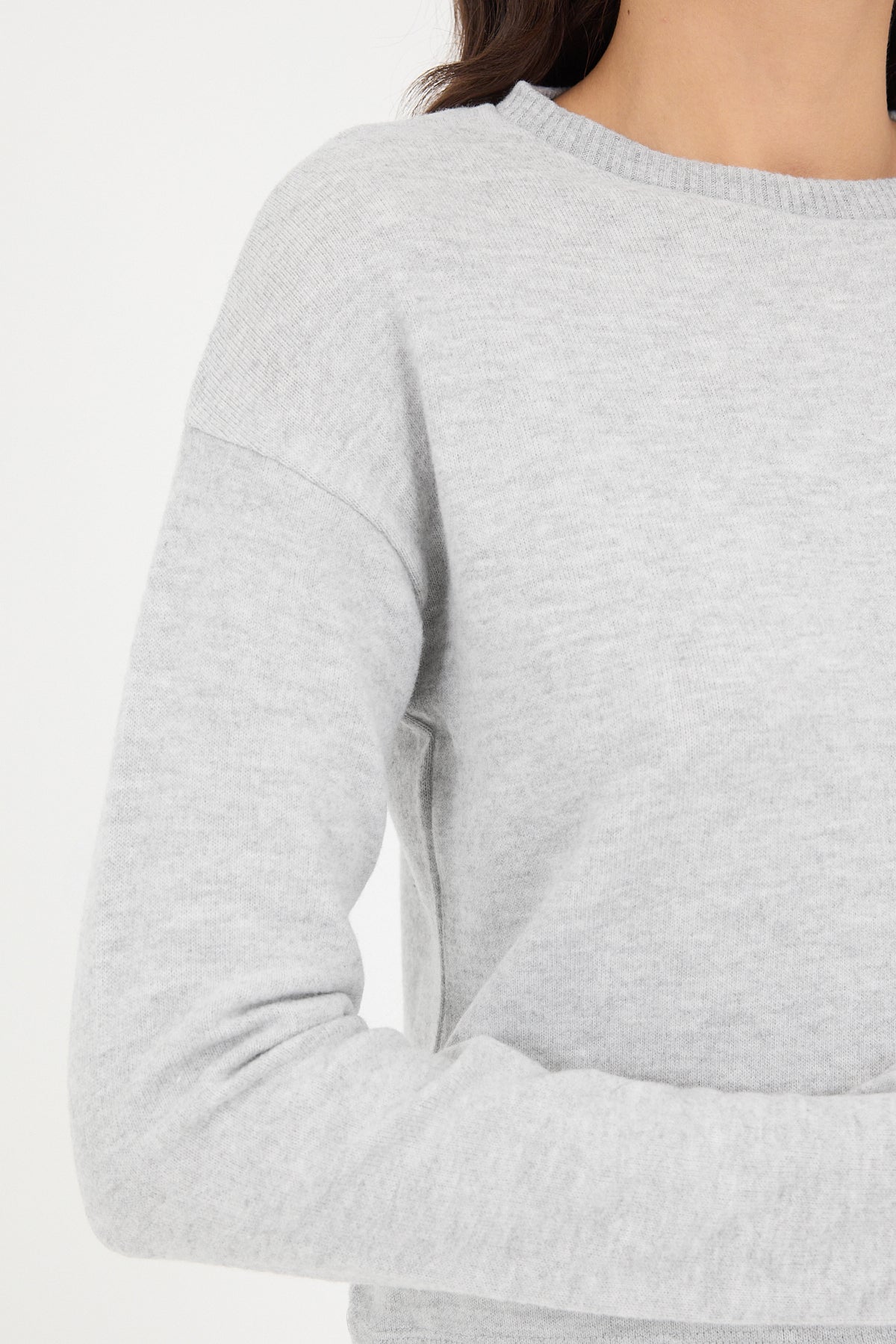 Grey-Melange_Soft-Touch-Crew-Neck-Top-addax