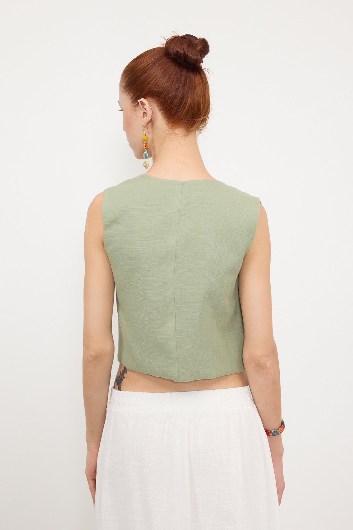Khaki_Front-Tie-Vest-addax
