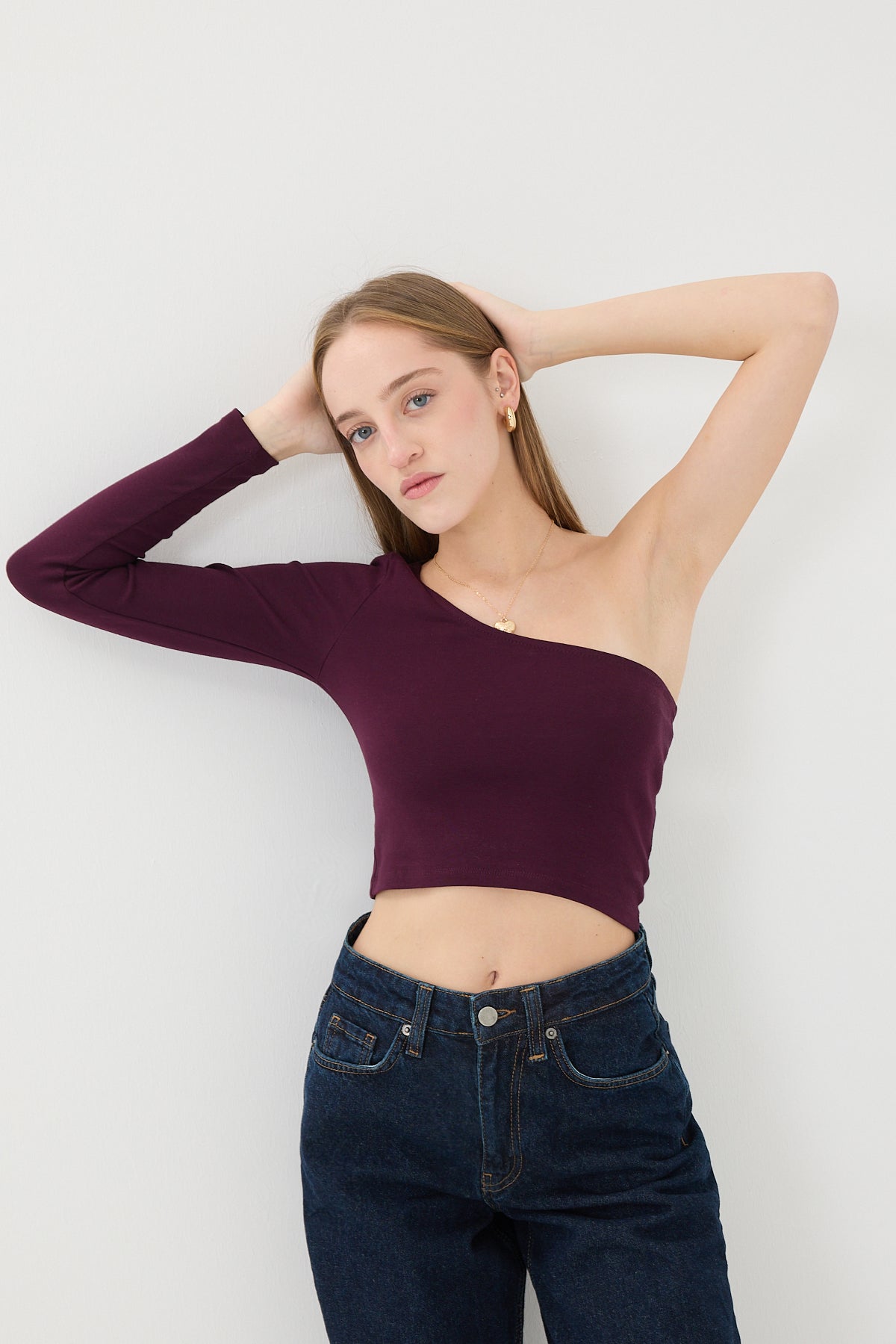 Gardenia_One-Shoulder-Long-Sleeve-Crop-Blouse-addax