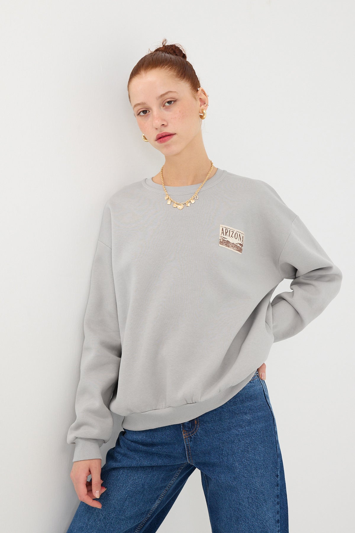 Grey_ARIZONA-Printed-Fleece-Sweatshirt-addax