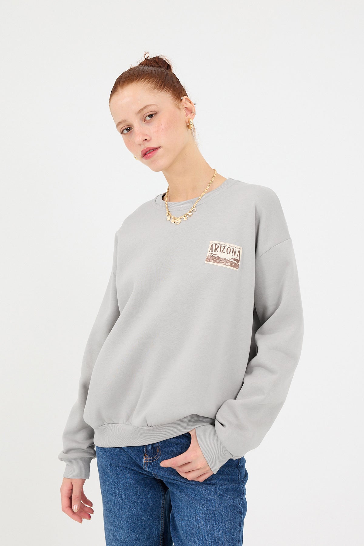 Grey_ARIZONA-Printed-Fleece-Sweatshirt-addax