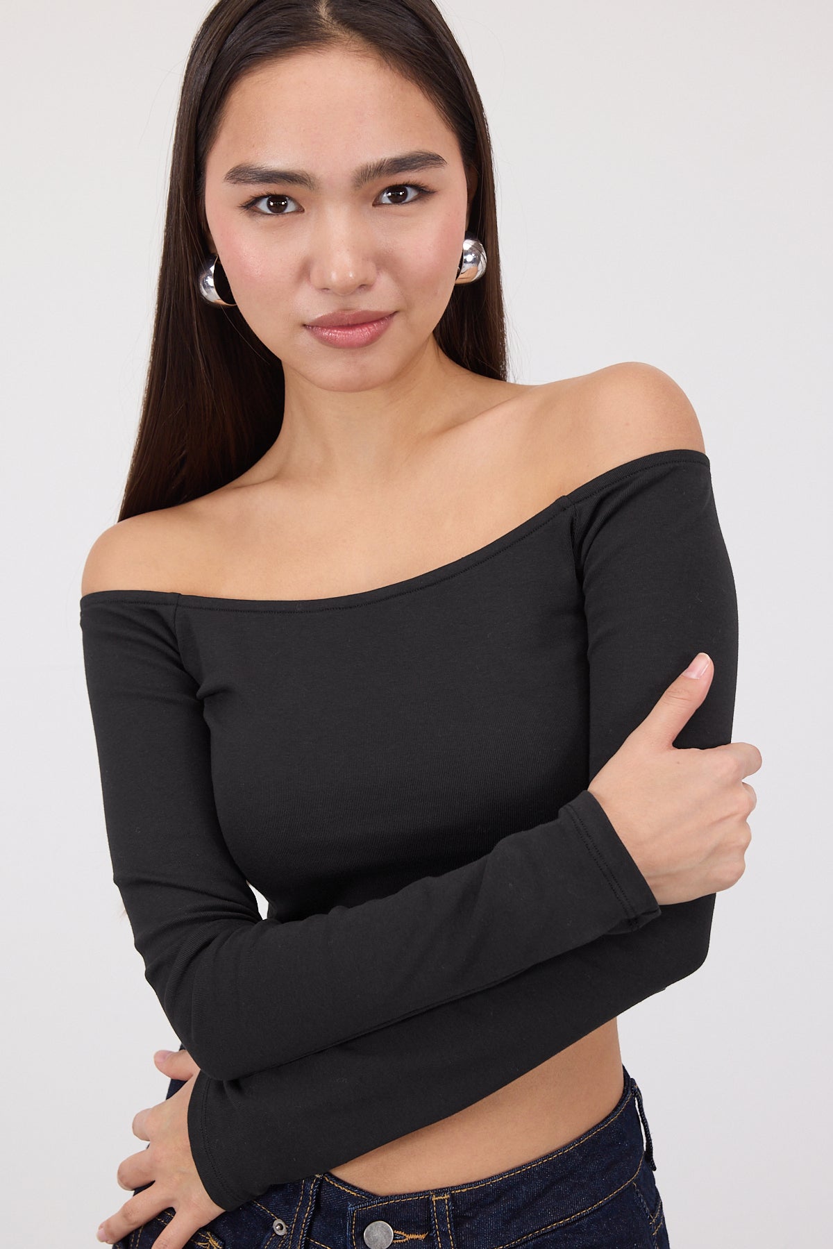 Black_Boat-Neck-Long-Sleeve-Crop-Top-addax
