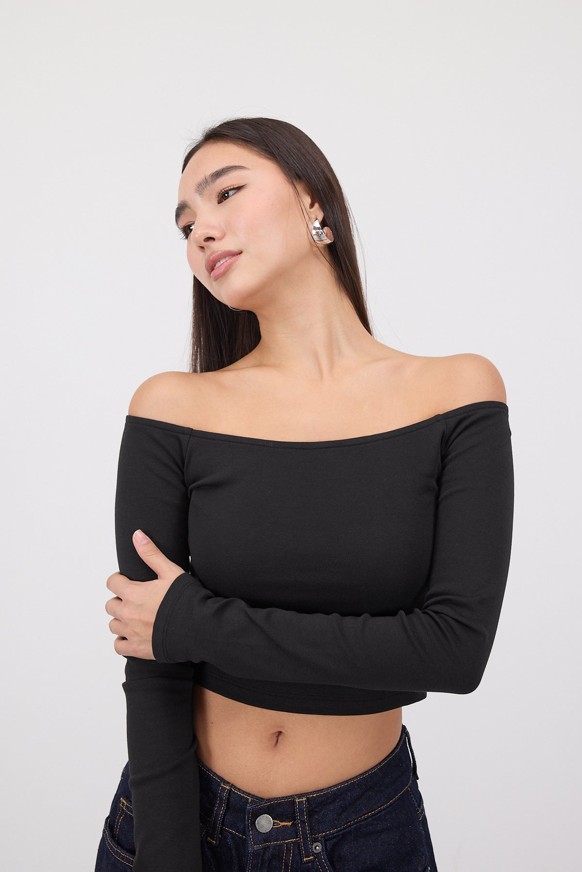 Black_Boat-Neck-Long-Sleeve-Crop-Top-addax