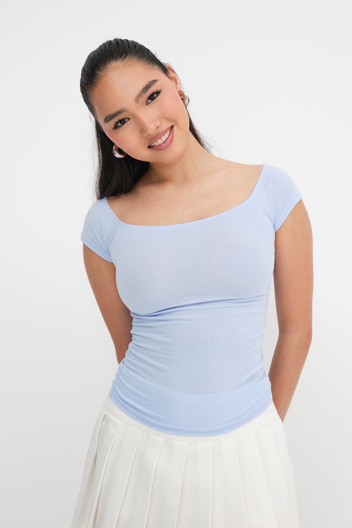 Baby-Blue_Boat-Neck-T-shirt-addax