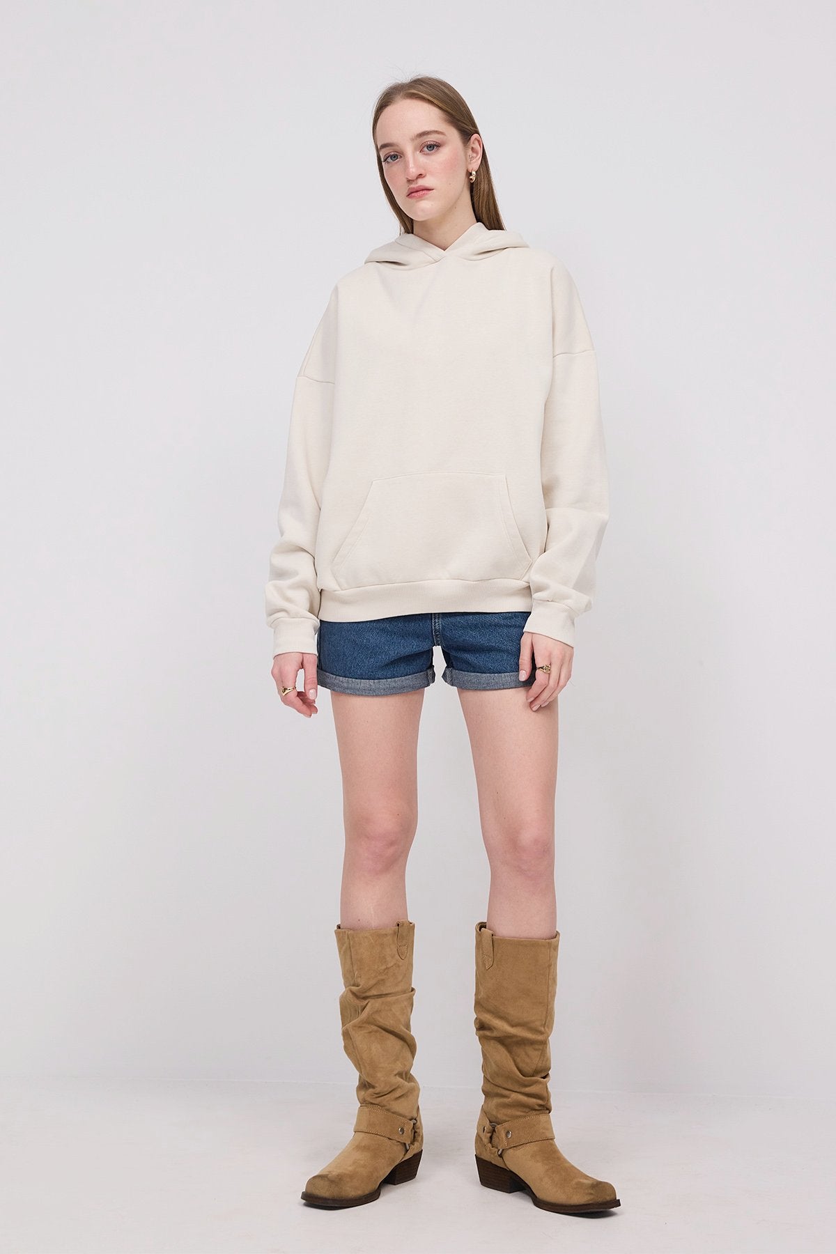 Stone_Hooded-Brushed-Basic-Sweatshirt-addax