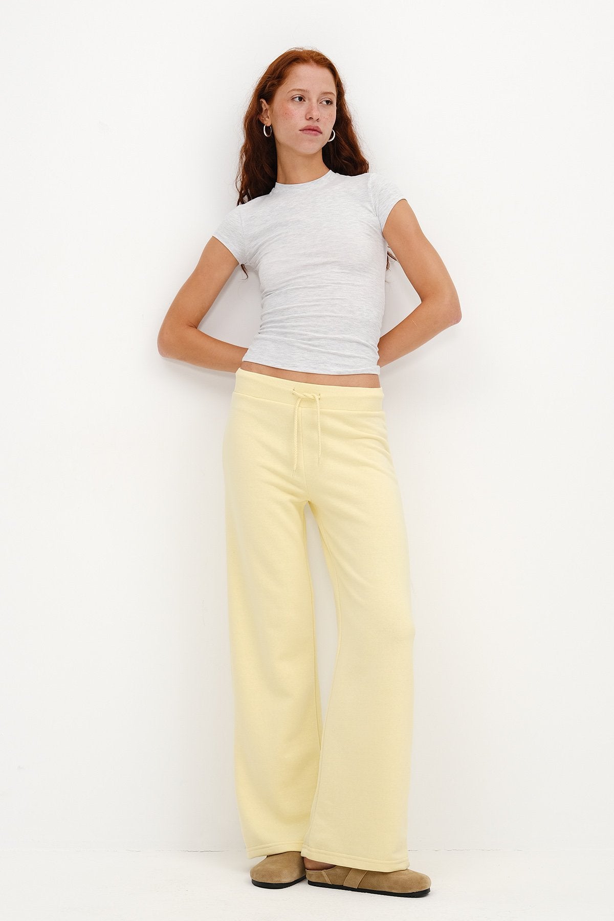 Light-Yellow_Elastic-Waist-Wide-Leg-Sweatpants-addax
