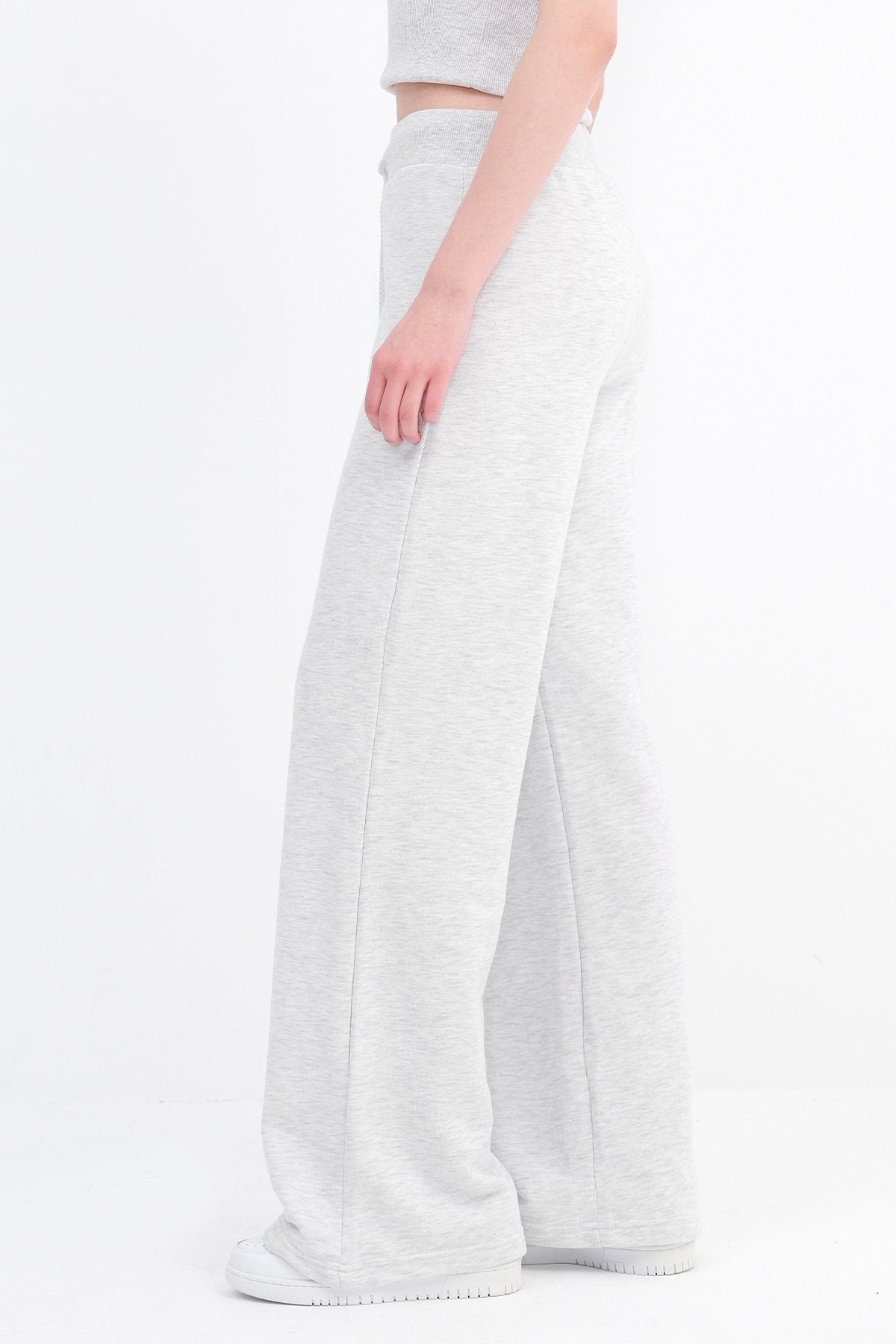 Snow-Melange_Elastic-Waist-Wide-Leg-Sweatpants-addax
