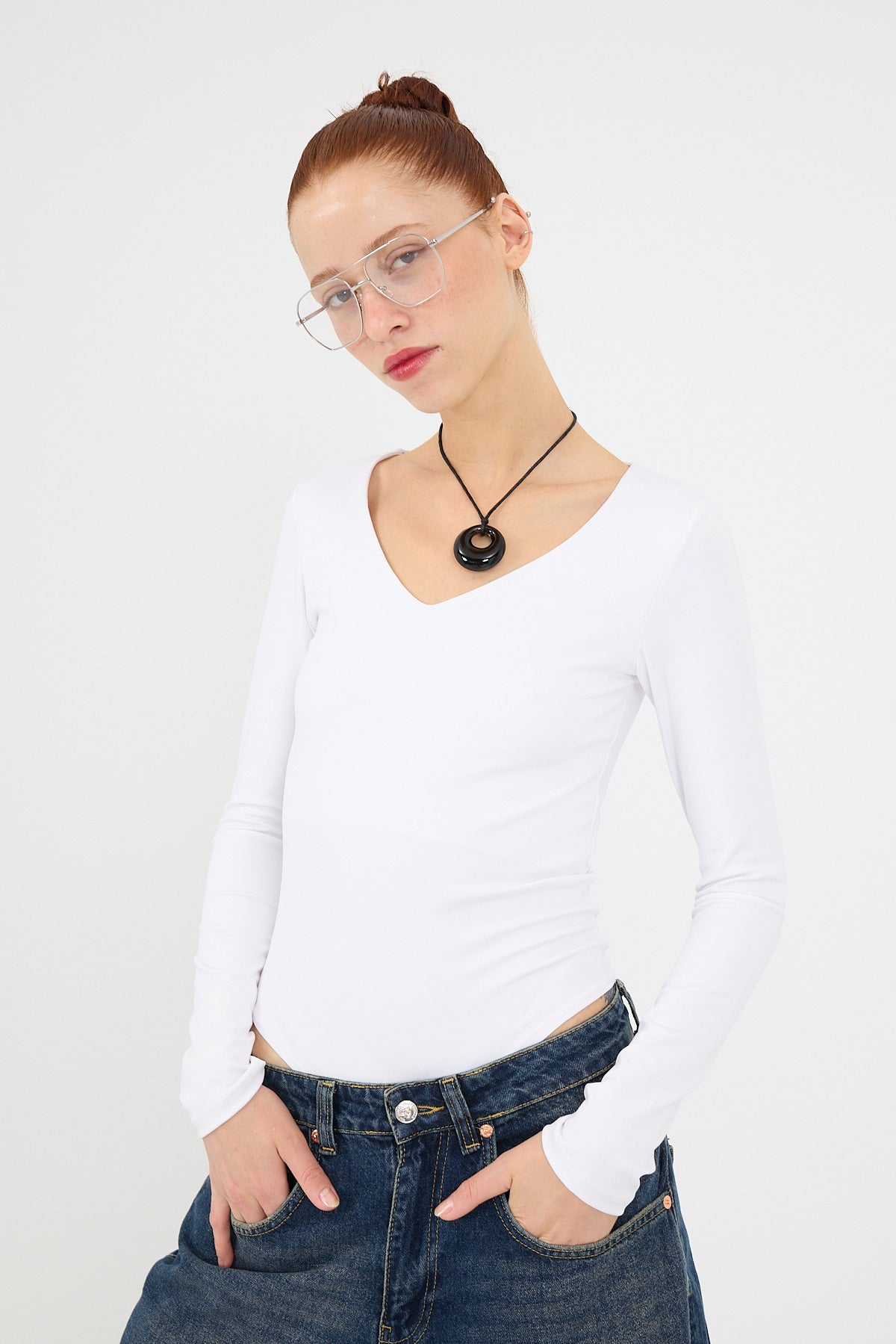 White_V-Neck-Long-Sleeve-Basic-Bodysuit-addax