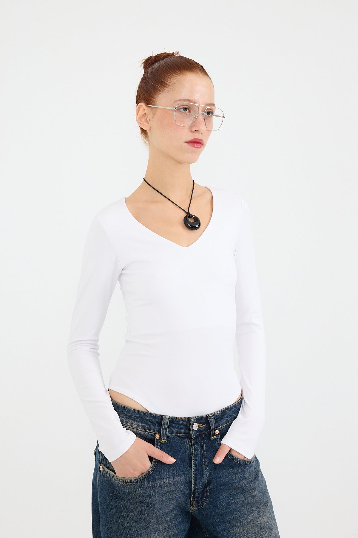 White_V-Neck-Long-Sleeve-Basic-Bodysuit-addax