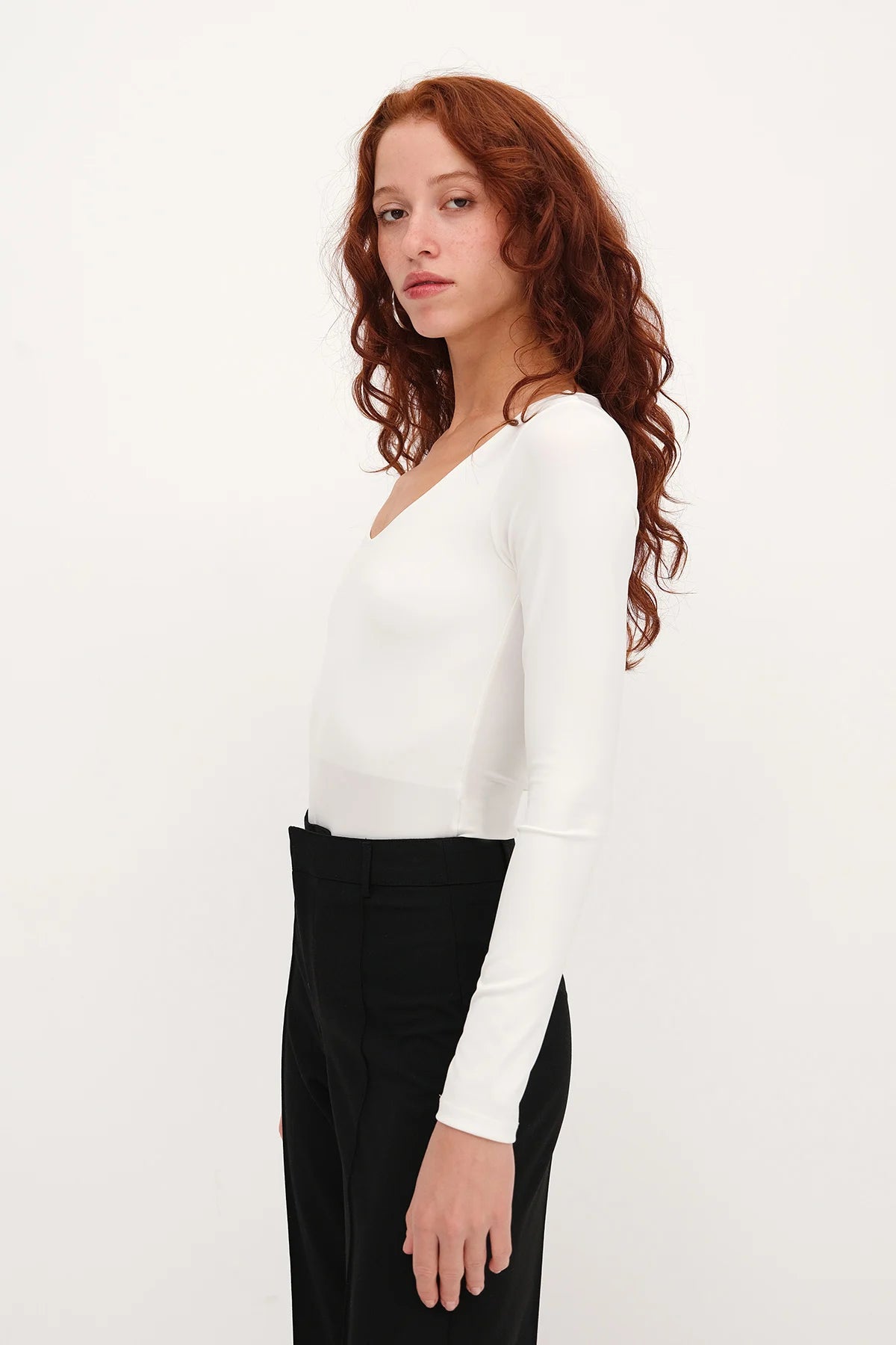 Ecru_V-Neck-Long-Sleeve-Basic-Bodysuit-addax