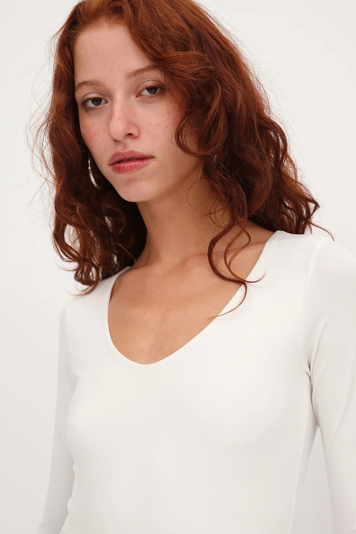 Ecru_V-Neck-Long-Sleeve-Basic-Bodysuit-addax