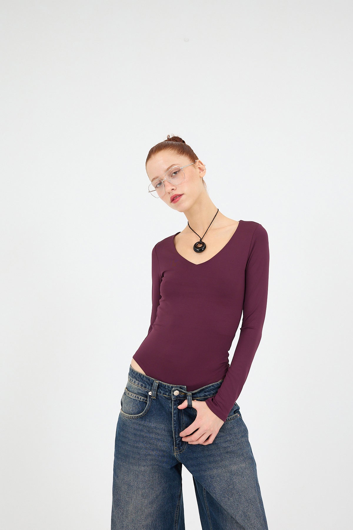 Gardenia_V-Neck-Long-Sleeve-Basic-Bodysuit-addax