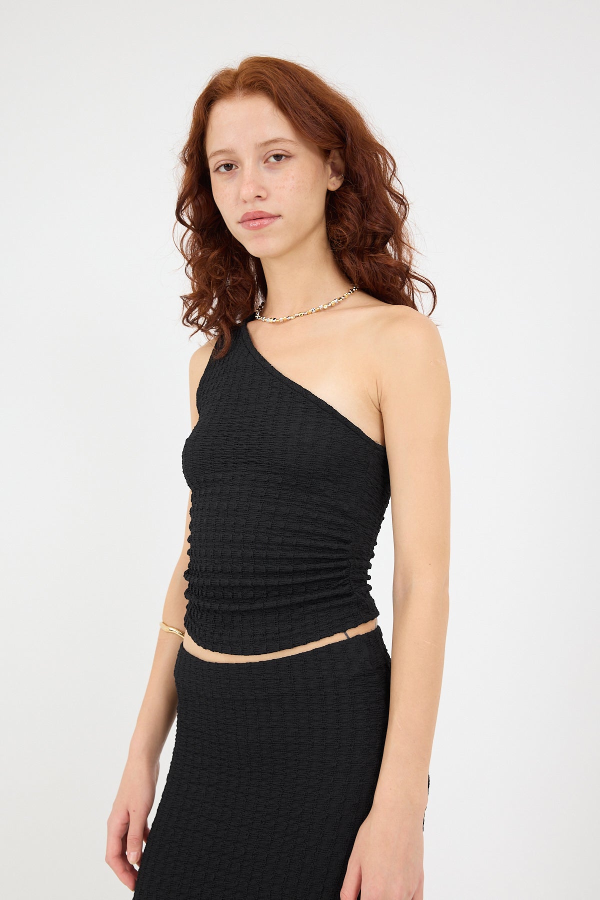 Black_One-Shoulder-Textured-Blouse-addax