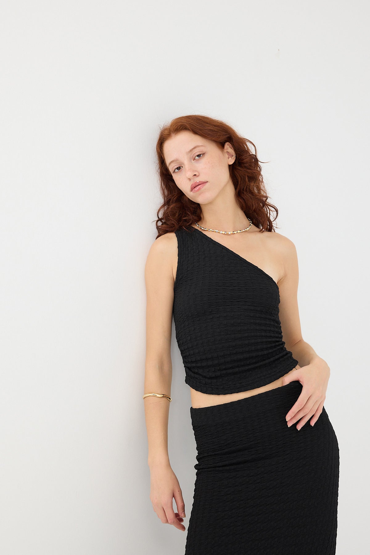 Black_One-Shoulder-Textured-Blouse-addax