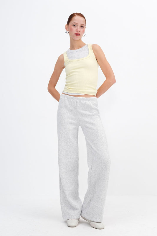 Snow-Melange_Elastic-Waist-Wide-Leg-Sweatpants-addax